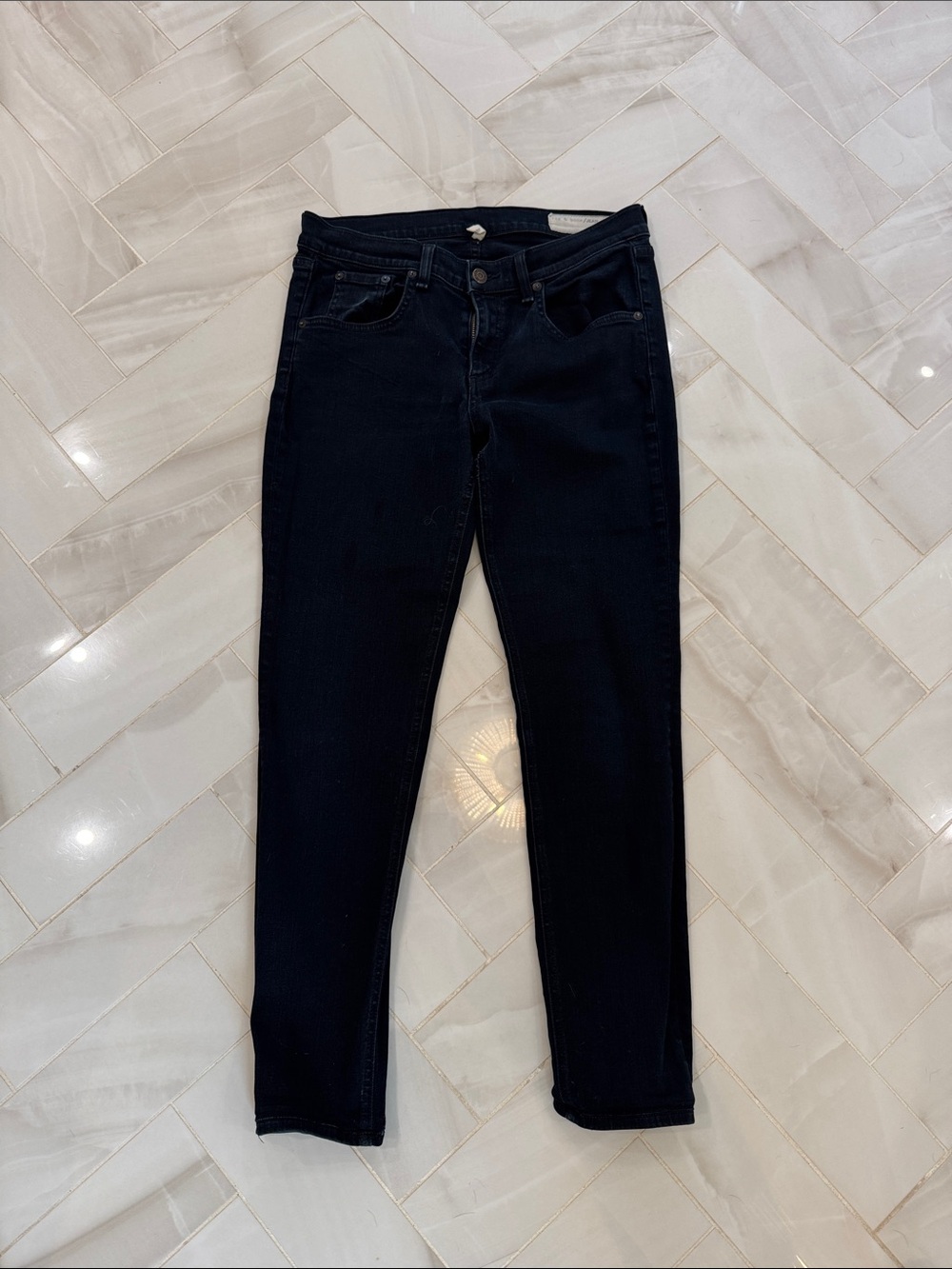 rag & bone Black Skinny Jeans